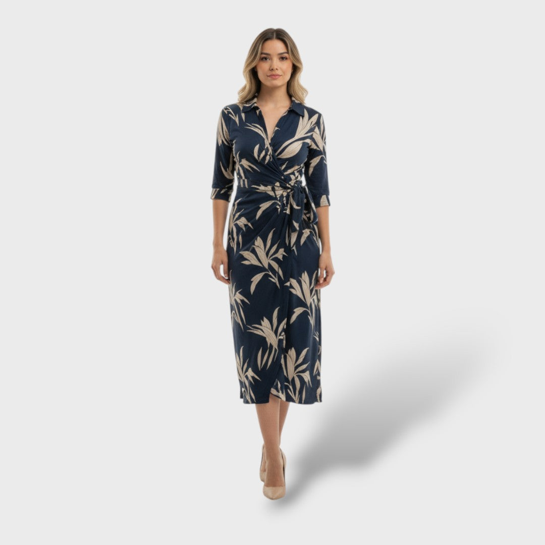 Elegant Wrap Party Dress