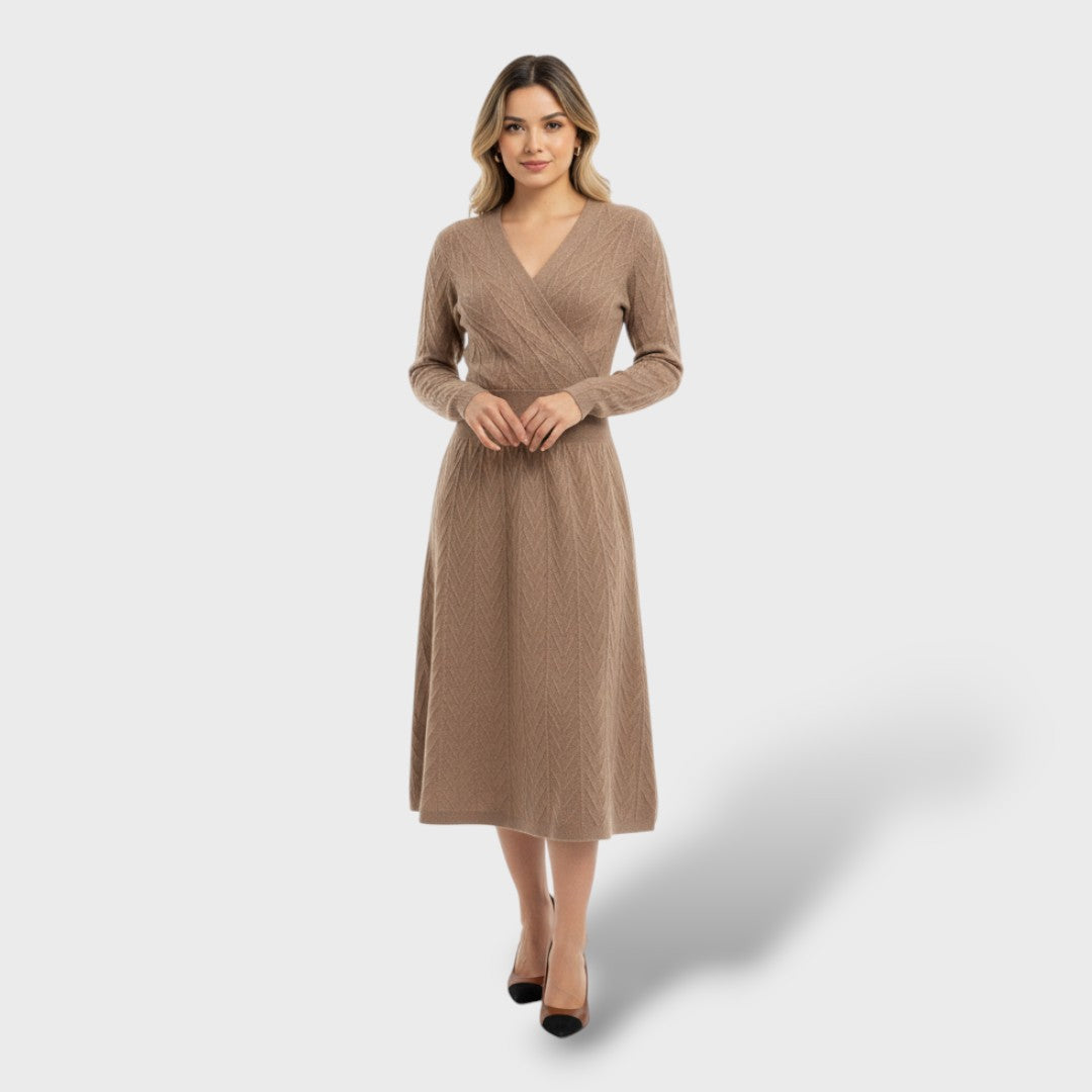 Merino Wool Winter Dress A-Line