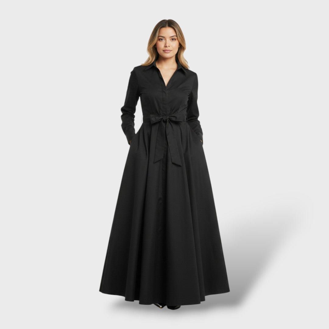 Elegant Long Shirt Dress for Women