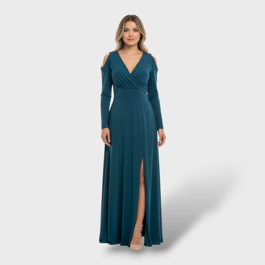 Elegant Long Dress with Side Split