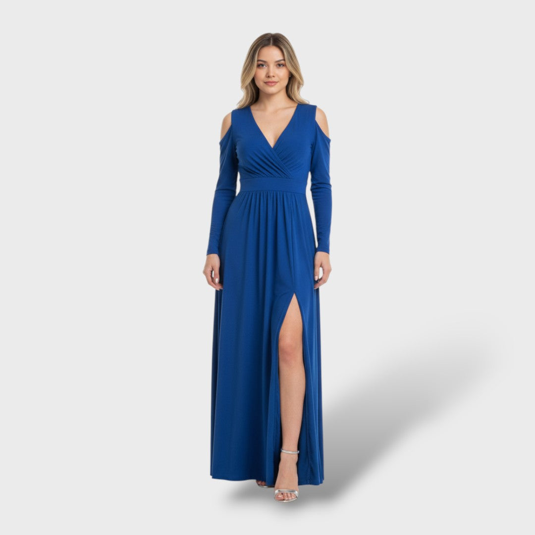 Elegant Long Dress with Side Slit