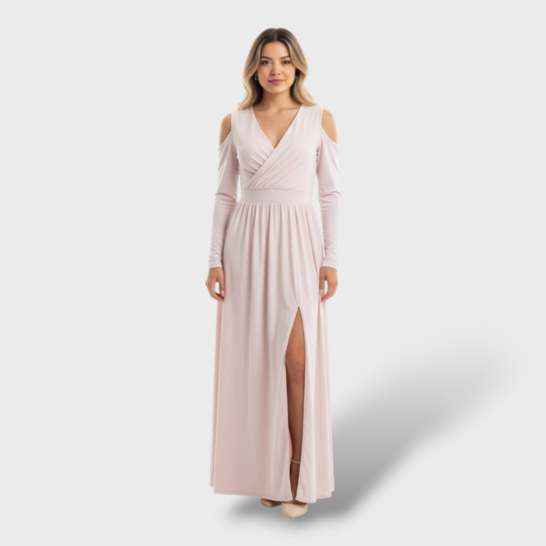 Elegant Long Dress with Side Slit
