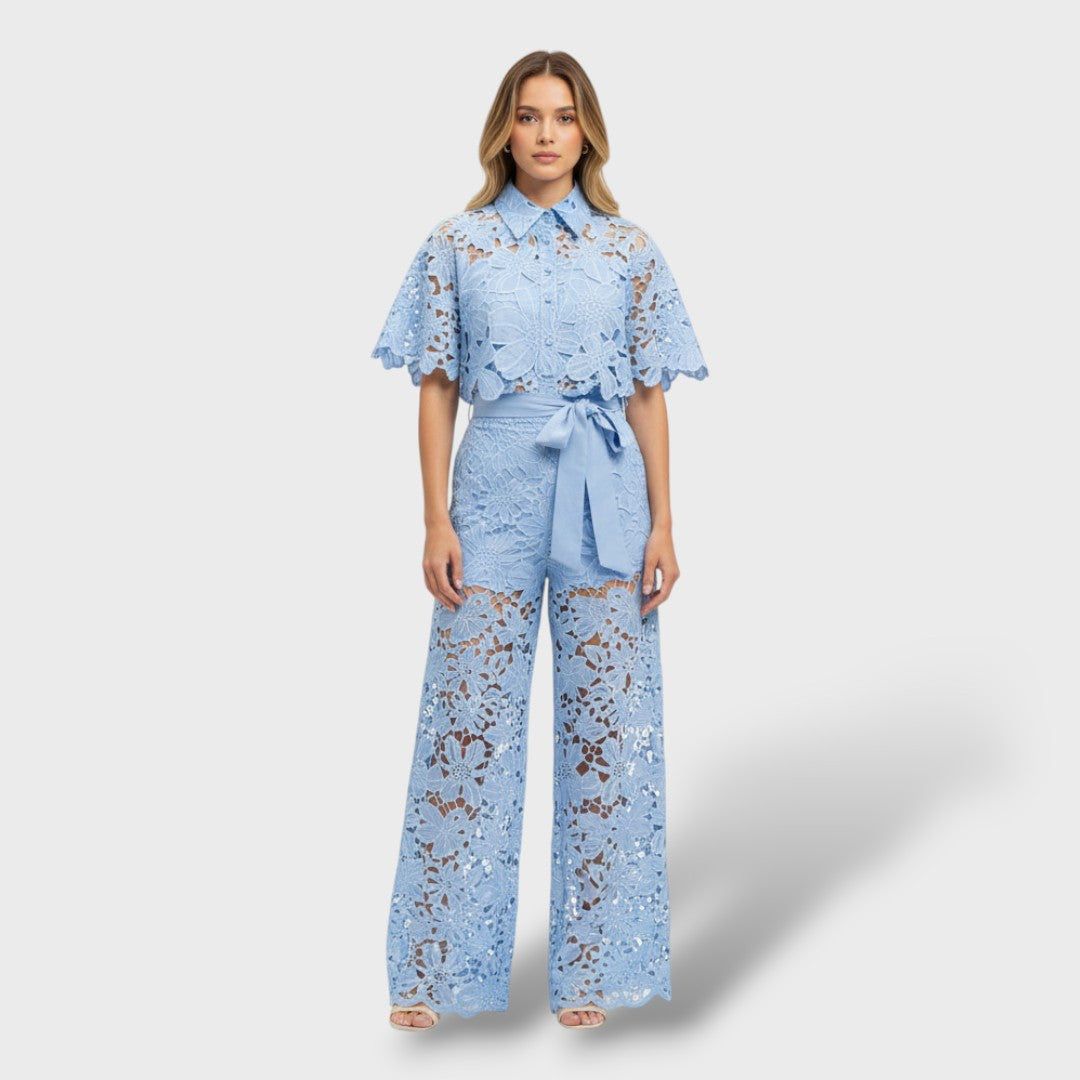 Elegant Lace Two-Piece Set