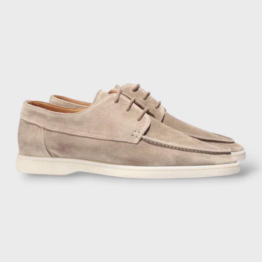 Luxury Leather Lace-Up Shoes for Men – Elegant & Comfortable