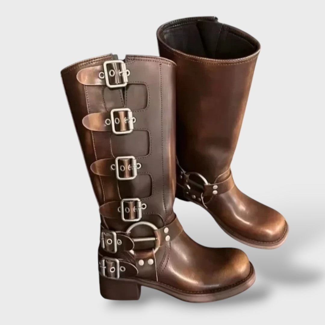 Vintage Leather Boots for Women