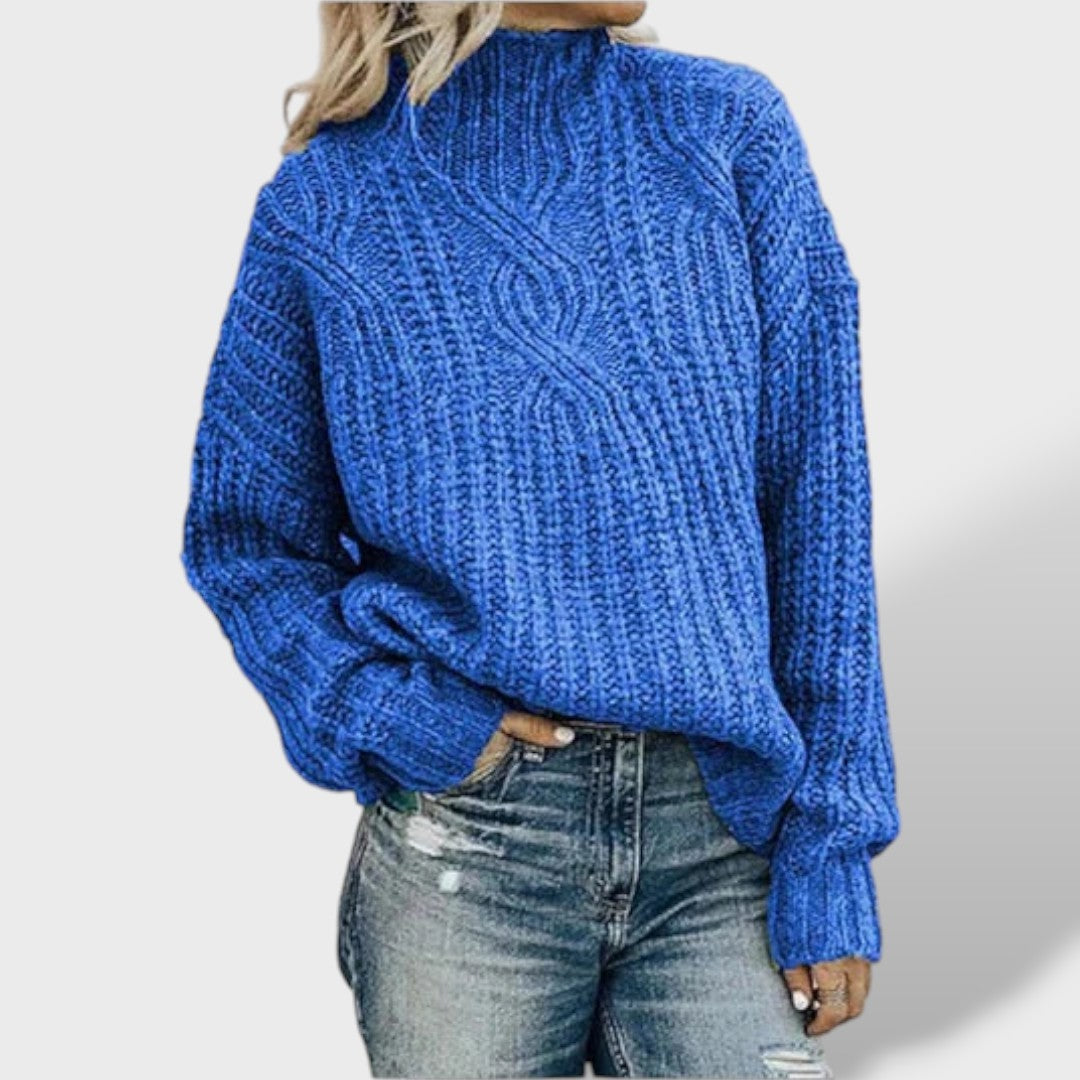 Sofia High Neck Sweater